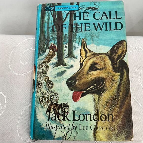 Vintage Children's Book Lot 7 Classic Hardcover Books Including Call Of The Wild - Picture 6 of 8
